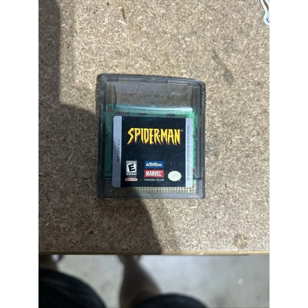 Spider-Man Nintendo Game Boy Color Game Cartridge - Authentic Tested Works